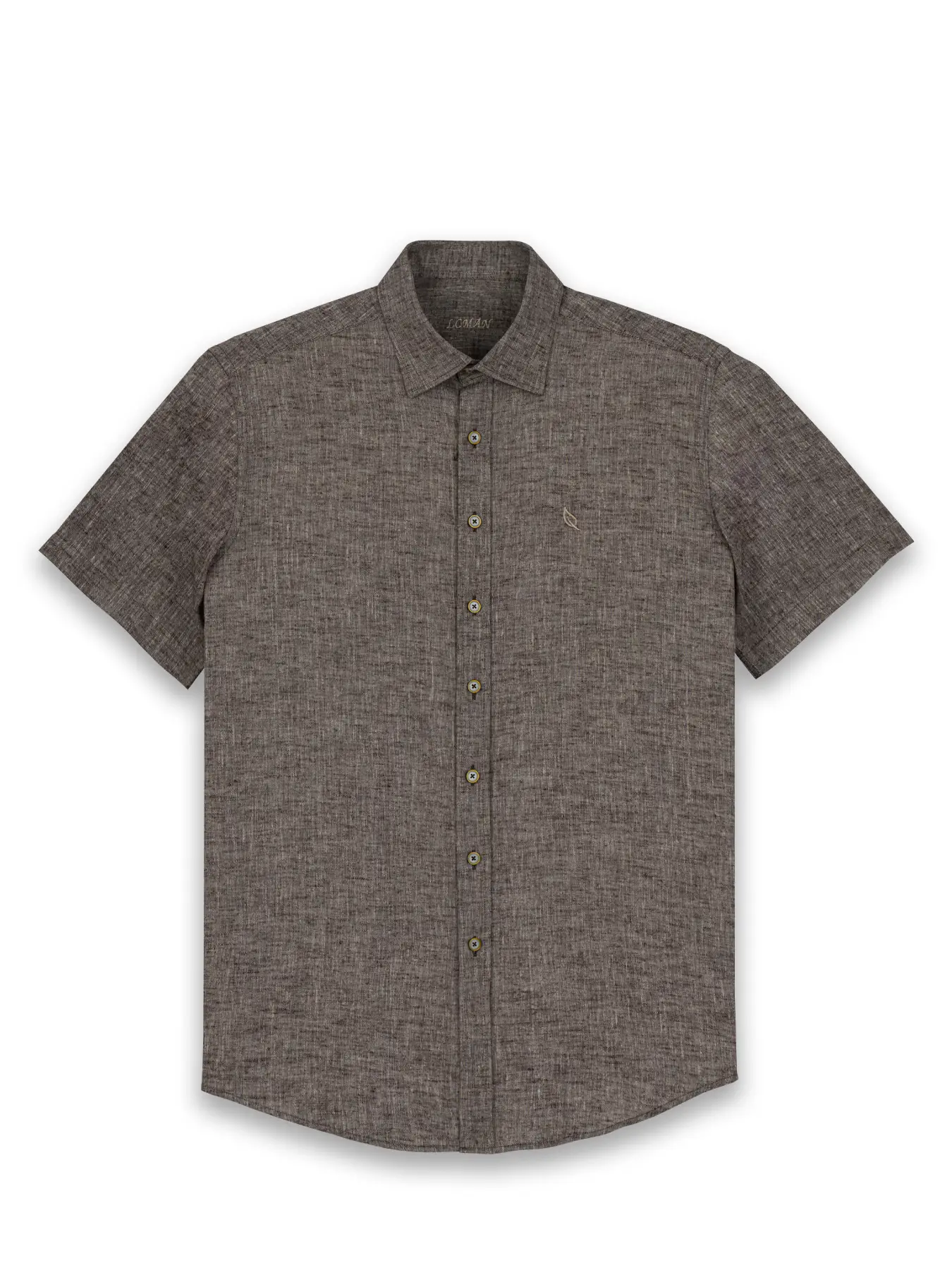 پیراهن آستین کوتاه طوسی ال سی من 15