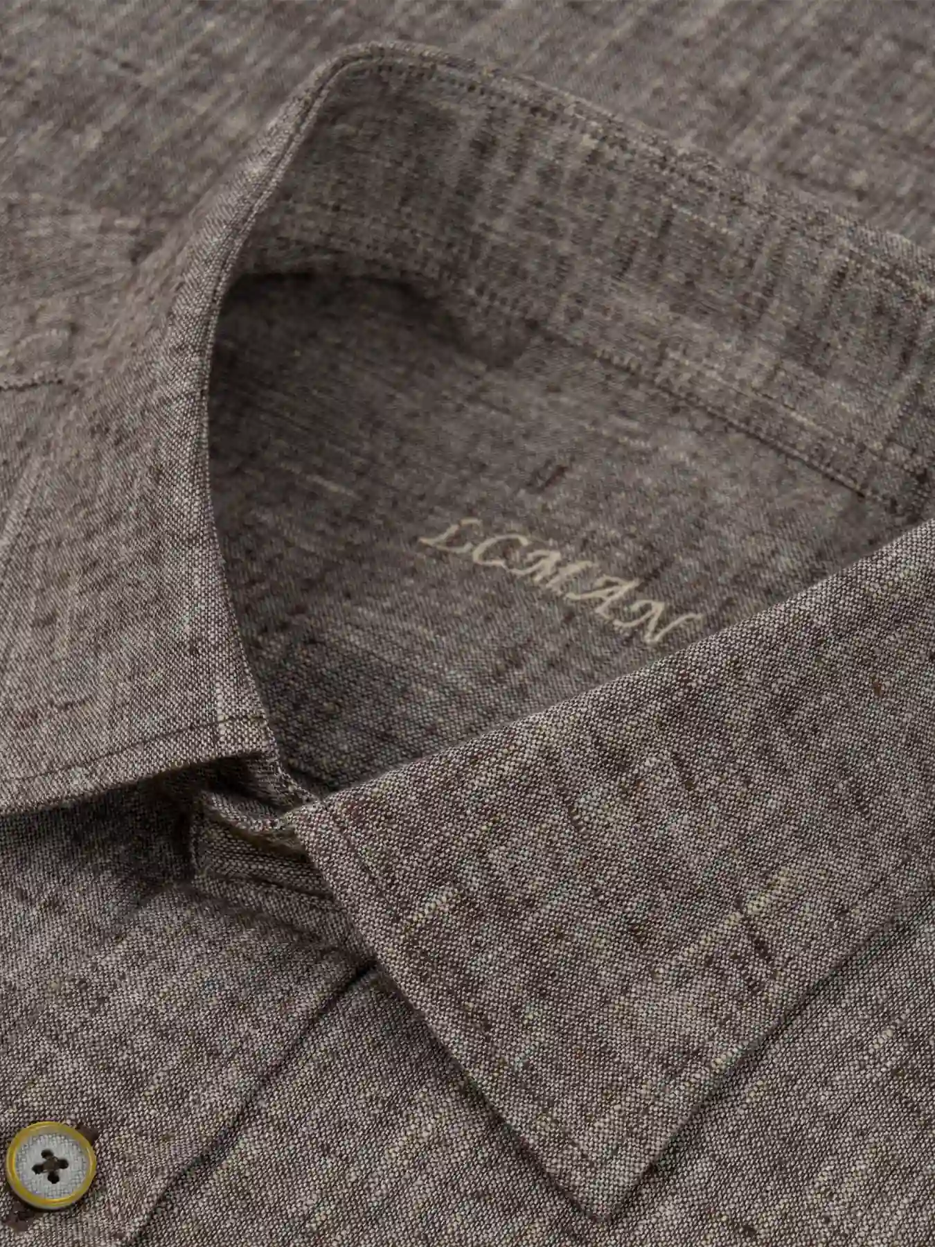 پیراهن آستین کوتاه طوسی ال سی من 15