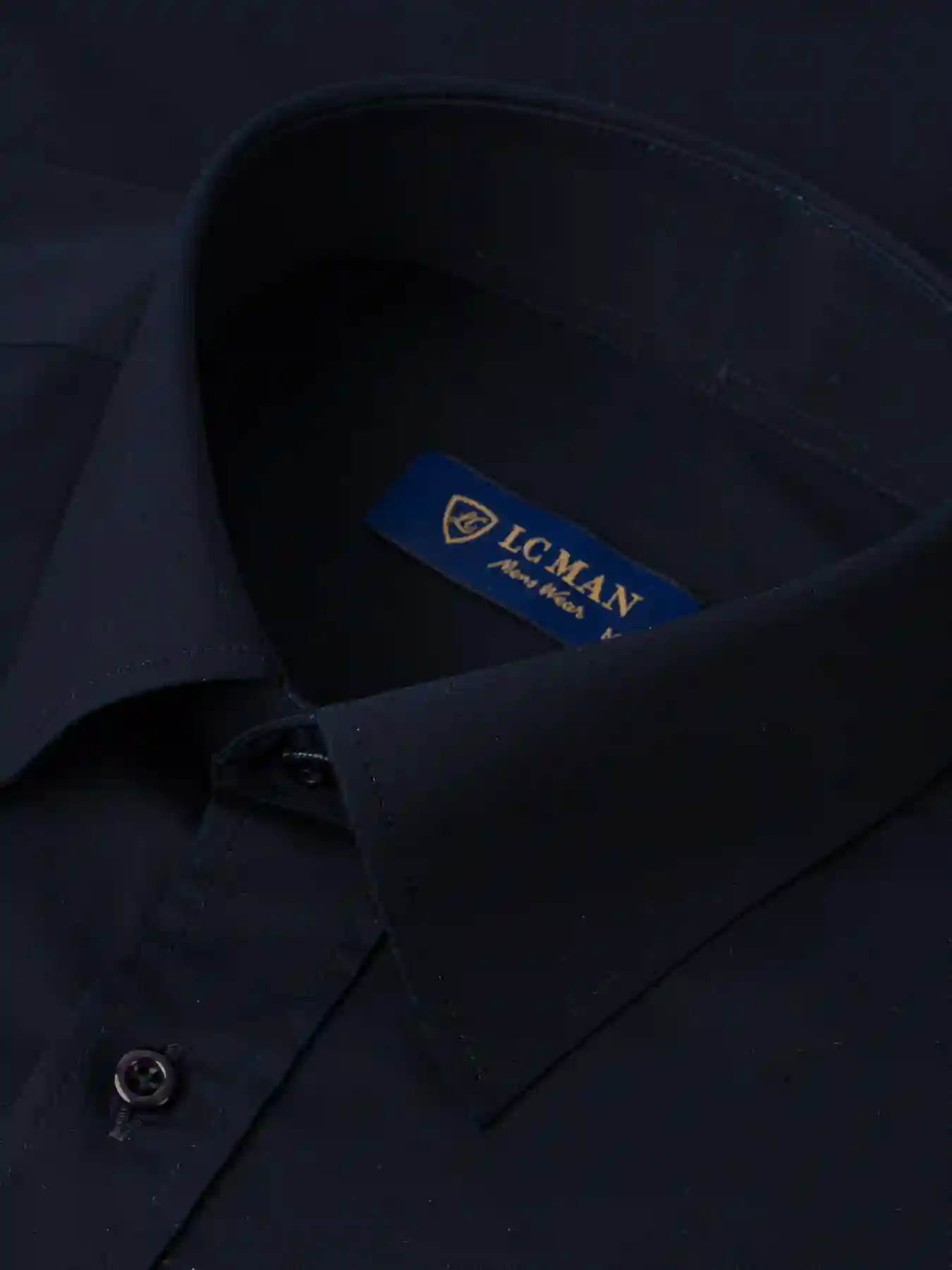 پیراهن آستین بلند سرمه ای ال سی من