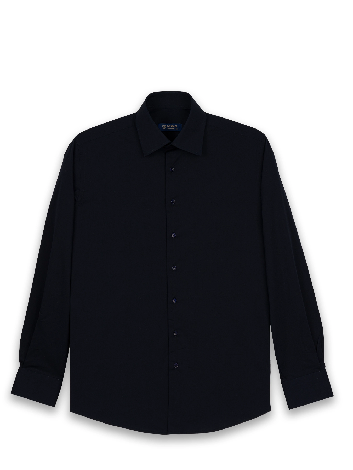 پیراهن مردانه آستین بلند سرمه ای ال سی من 11