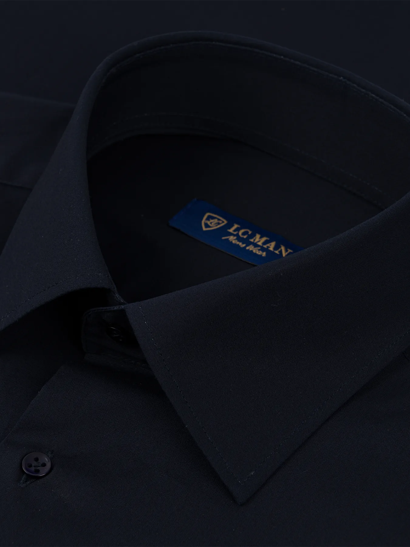 پیراهن مردانه آستین بلند سرمه ای ال سی من 11