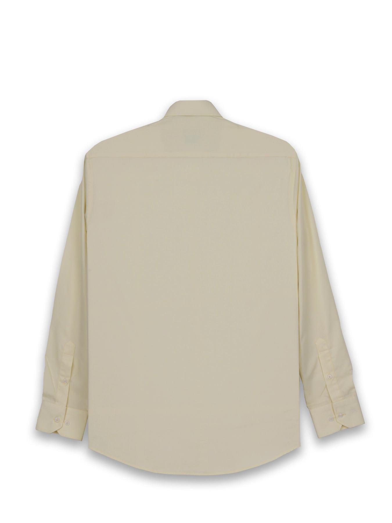 پیراهن آستین بلند لیمویی ساده ال سی من 