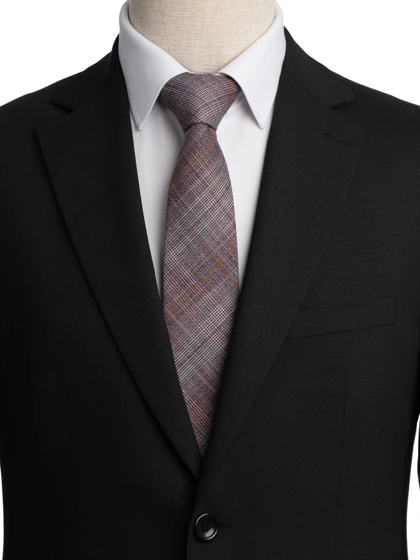 کراوات طوسی بنفش کج راه ال سی من