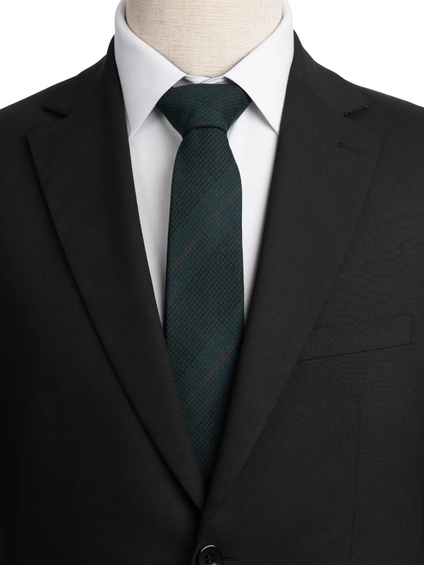 کراوات کج راه سبز تیره ال سی من