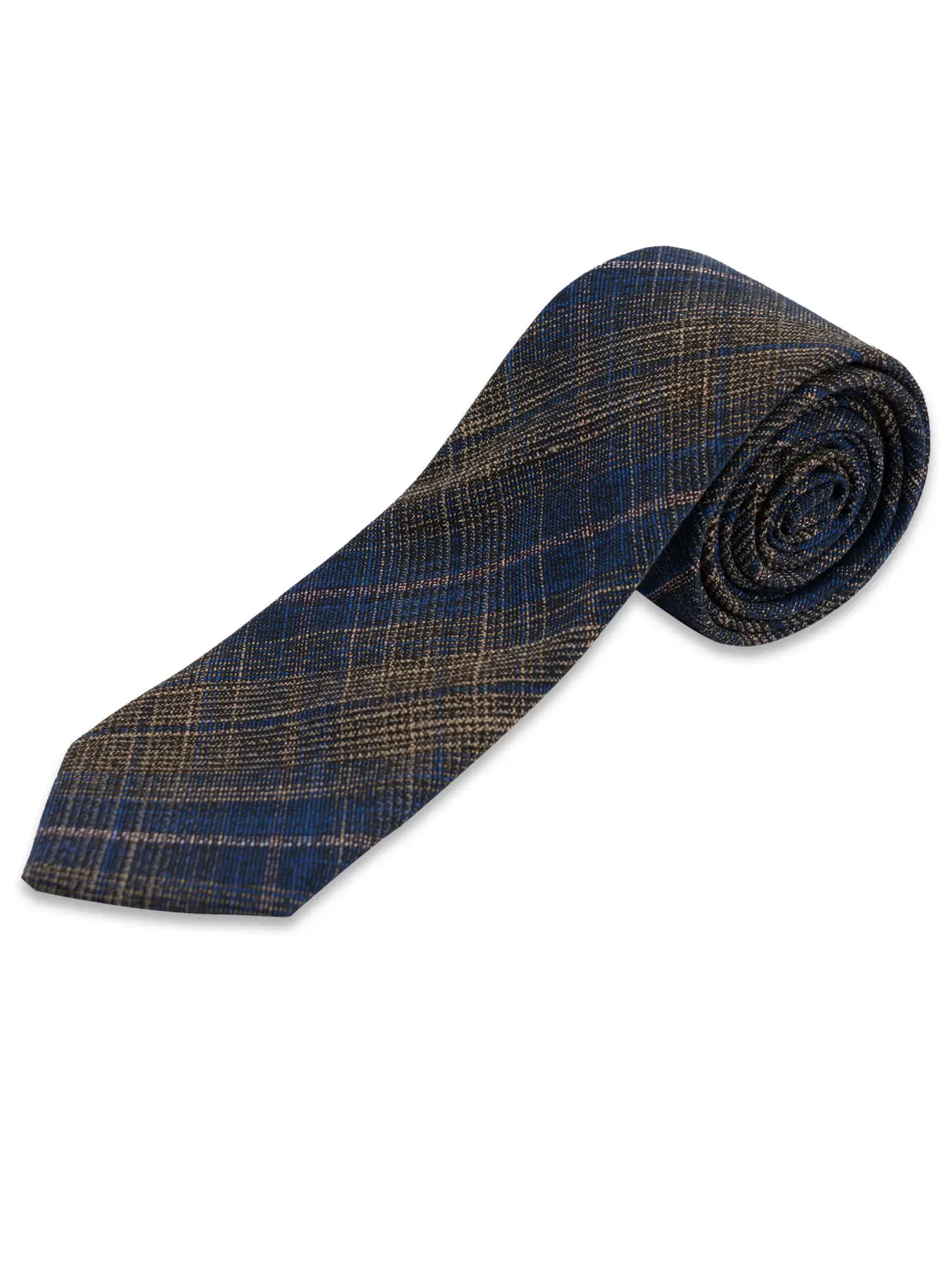 کراوات کج راه آبی کرم ال سی من