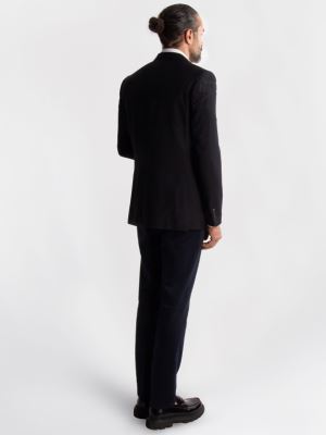 کت تک مردانه سرمه ای ال سی من 014