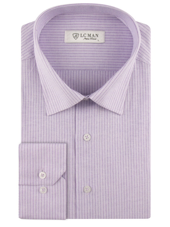 پیراهن آستین بلند راه راه ال سی من 025