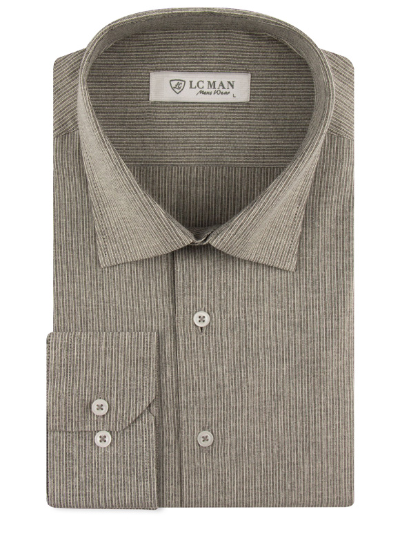 پیراهن آستین بلند راه راه ال سی من 025