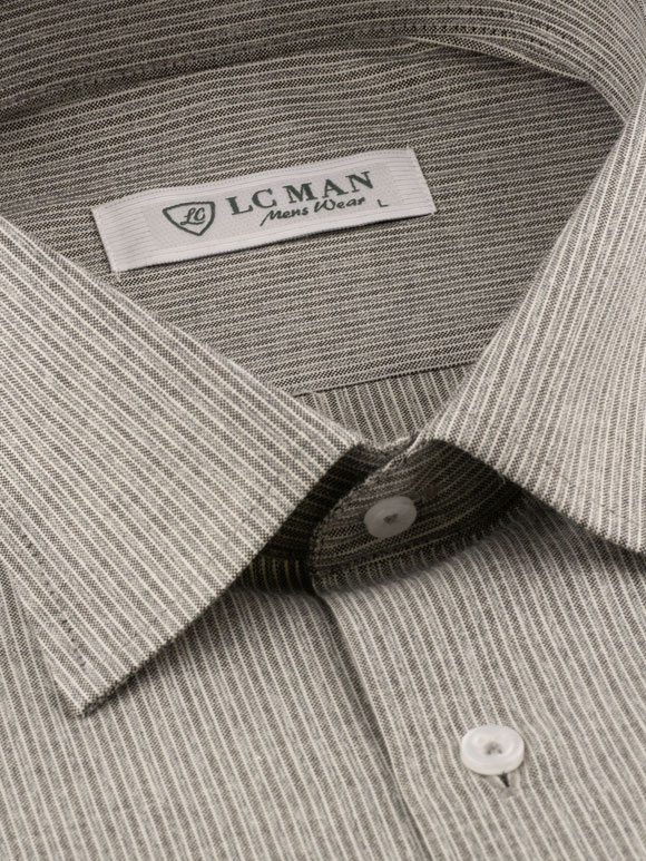 پیراهن آستین بلند راه راه ال سی من 025