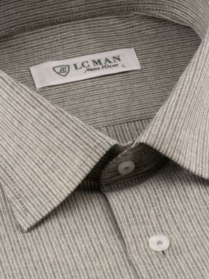 پیراهن آستین بلند راه راه ال سی من 025