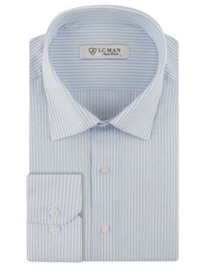 پیراهن آستین بلند مردانه راه راه ال سی من 025