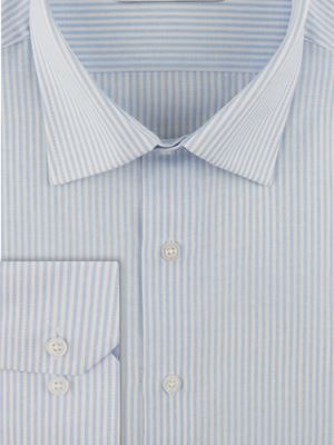 پیراهن آستین بلند مردانه راه راه ال سی من 025