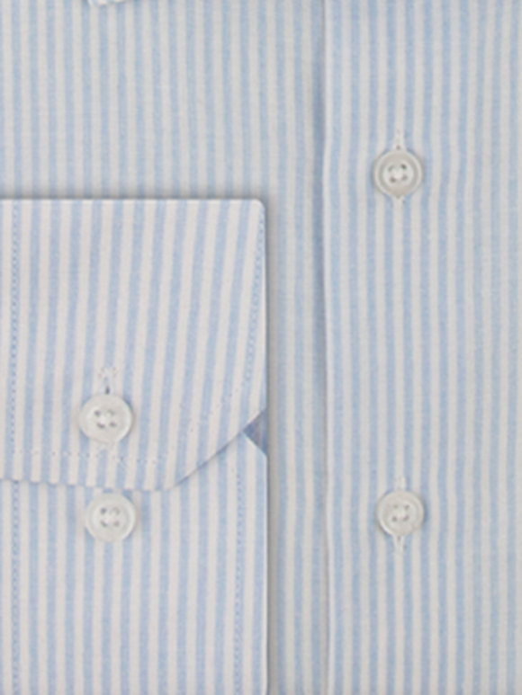 پیراهن آستین بلند مردانه راه راه ال سی من 025