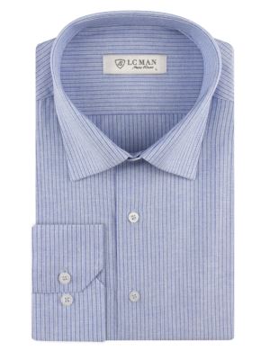 پیراهن مردانه آستین بلند راه راه ال سی من 025