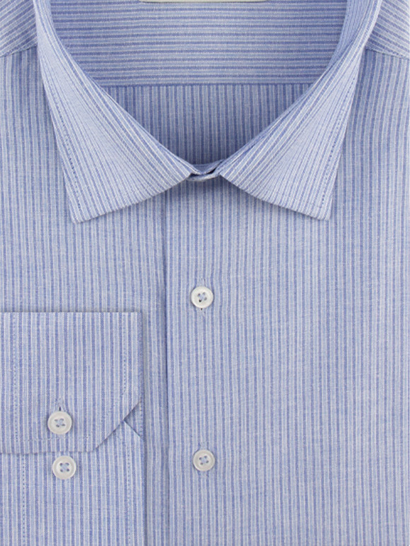 پیراهن مردانه آستین بلند راه راه ال سی من 025