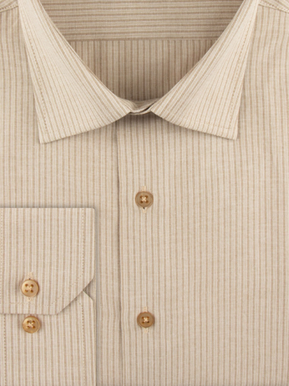 پیراهن مردانه راه راه آستین بلند ال سی من 025