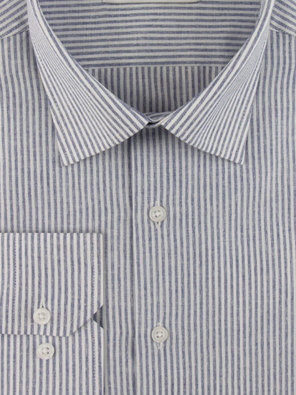 پیراهن مردانه آستین بلند راه راه ال سی من 025