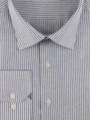 پیراهن مردانه آستین بلند راه راه ال سی من 025