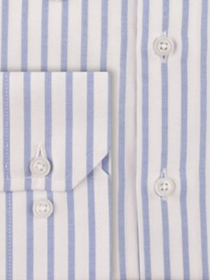 پیراهن مردانه راه راه آستین بلند ال سی من 026