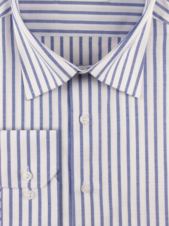 پیراهن مردانه راه راه آستین بلند ال سی من 026