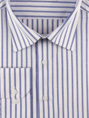 پیراهن مردانه راه راه آستین بلند ال سی من 026