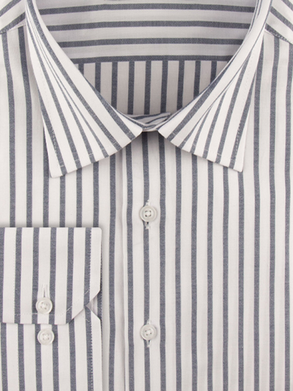 پیراهن مردانه راه راه آستین بلند ال سی من  026