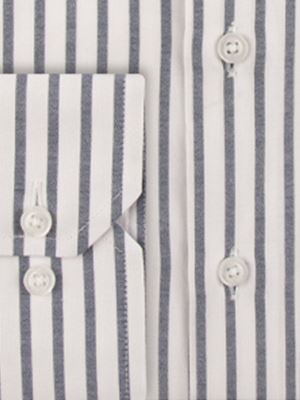 پیراهن مردانه راه راه آستین بلند ال سی من  026