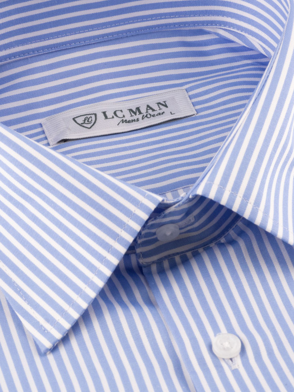 پیراهن مردانه راه راه آستین بلند ال سی من 020