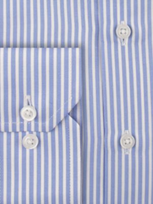 پیراهن مردانه راه راه آستین بلند ال سی من 020