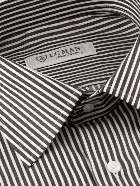 پیراهن مردانه راه راه آستین بلند ال سی من 020