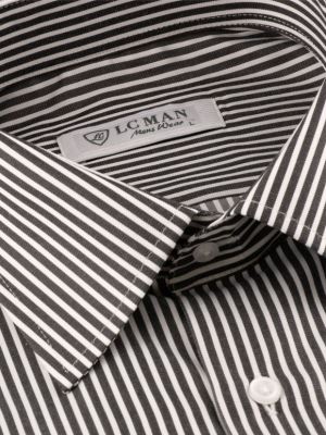 پیراهن مردانه راه راه آستین بلند ال سی من 020