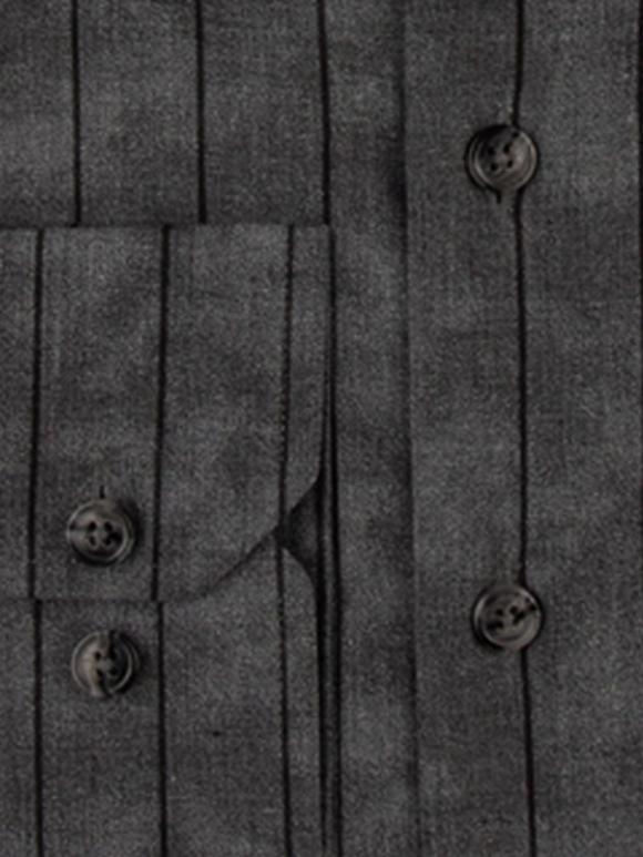 پیراهن طوسی راه راه آستین بلند ال سی من 27