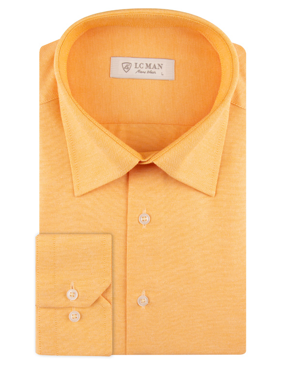 پیراهن نارنجی جودون آستین بلند ال سی من 