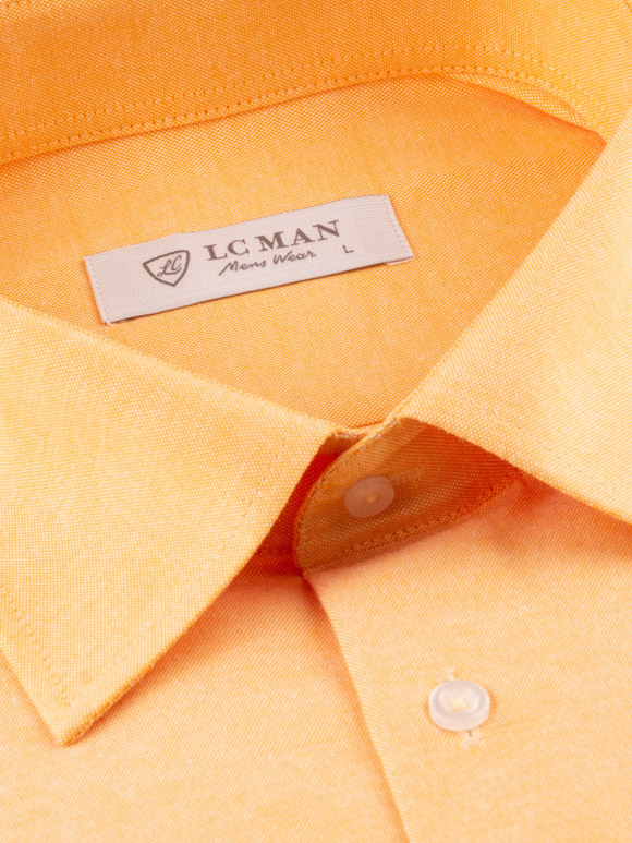 پیراهن نارنجی جودون آستین بلند ال سی من 