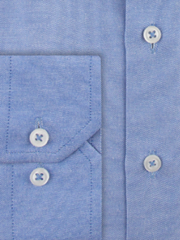 پیراهن مردانه آبی آستین بلند ال سی من 2