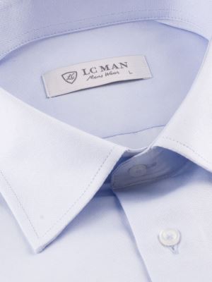 پیراهن آبی روشن جودن آستین بلند ال سی من 4