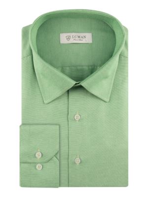 پیراهن مردانه سبز روشن آستین بلند ال سی من 2