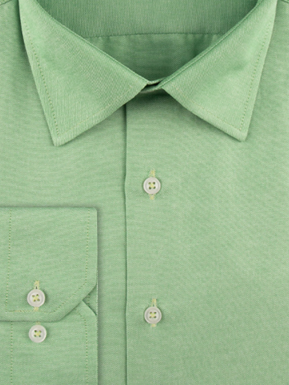 پیراهن مردانه سبز روشن آستین بلند ال سی من 2