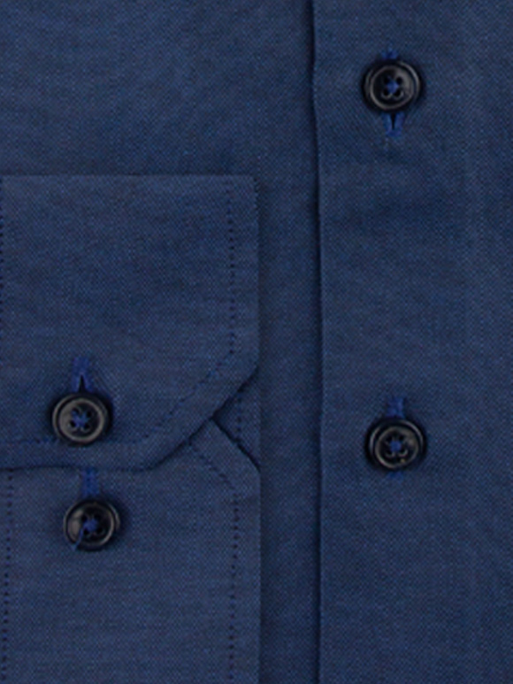 پیراهن سرمه ای ساده آستین بلند ال سی من 1