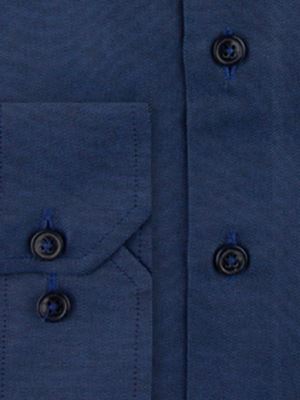 پیراهن سرمه ای ساده آستین بلند ال سی من 1