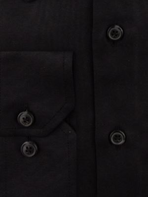 پیراهن مردانه مشکی آستین بلند ال سی من  022