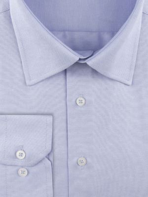 پیراهن مردانه آبی ساده آستین بلند ال سی من 1 