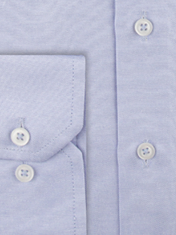 پیراهن مردانه آبی ساده آستین بلند ال سی من 1 