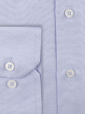 پیراهن مردانه آبی ساده آستین بلند ال سی من 1 