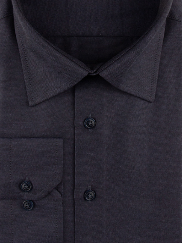 پیراهن مردانه سرمه ایی آستین بلند ال سی من 022