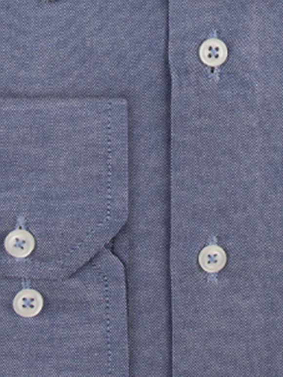 پیراهن سرمه ای ساده آستین بلند ال سی من 2