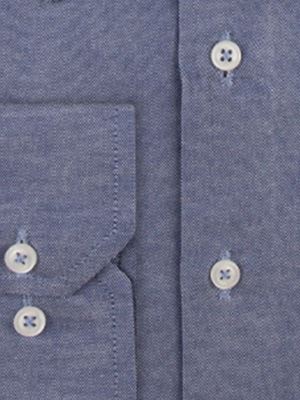 پیراهن سرمه ای ساده آستین بلند ال سی من 2