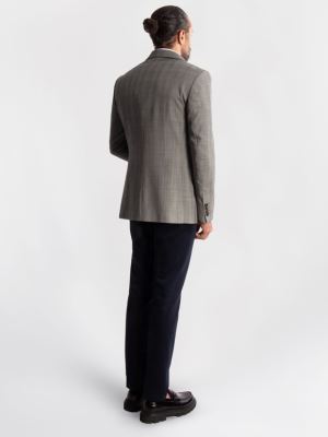 کت تک طوسی چهارخانه ال سی من 