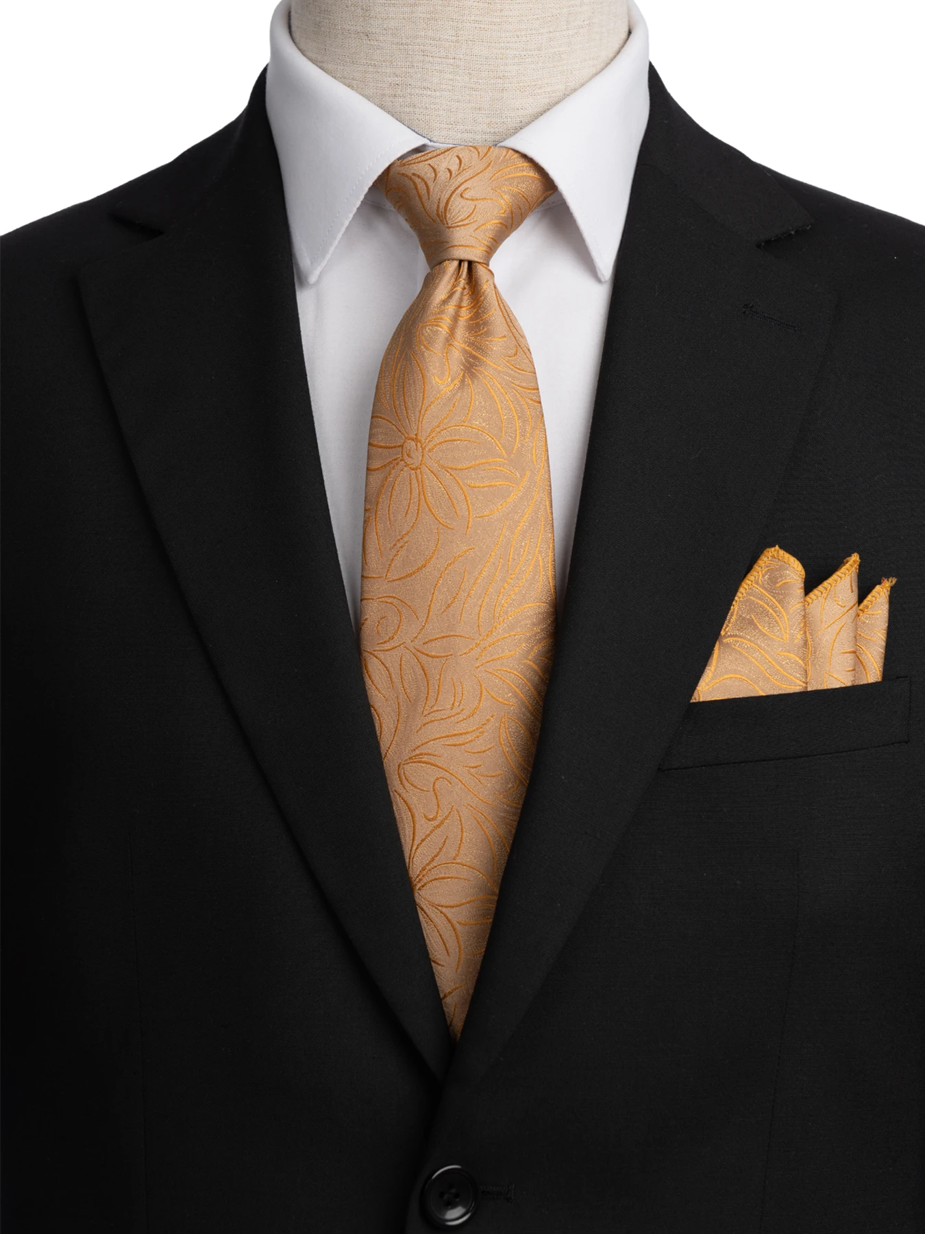 کراوات کرم طرح گل دار ال سی من 14