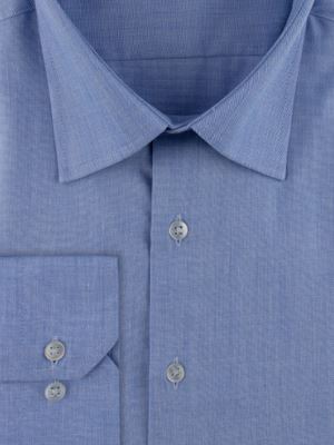 پیراهن مردانه آبی آستین بلند ال سی من 032